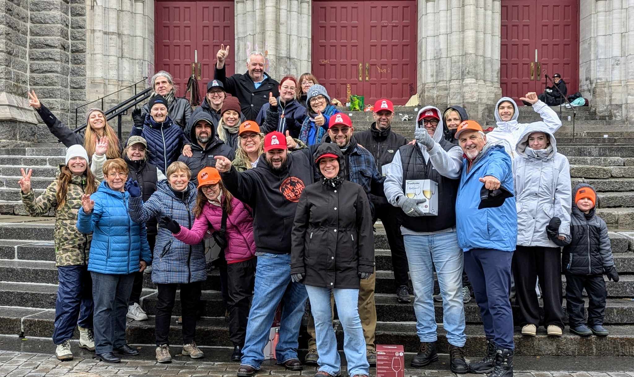 Photo de groupe Dîner du Coeur